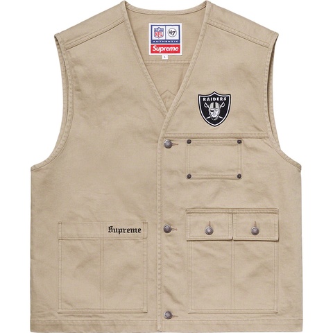 Supreme®/NFL/Raiders/'47 Denim Vest - Supreme