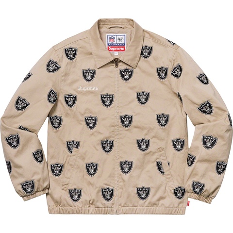 Supreme®/NFL/Raiders/'47 Embroidered Harrington Jacket - Supreme