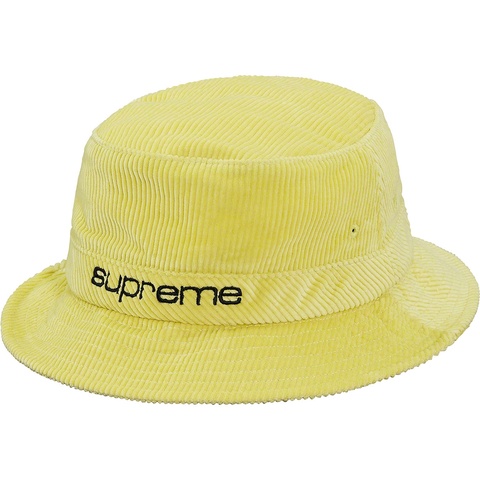 Supreme Compact Logo Corduroy Crusher - Lime