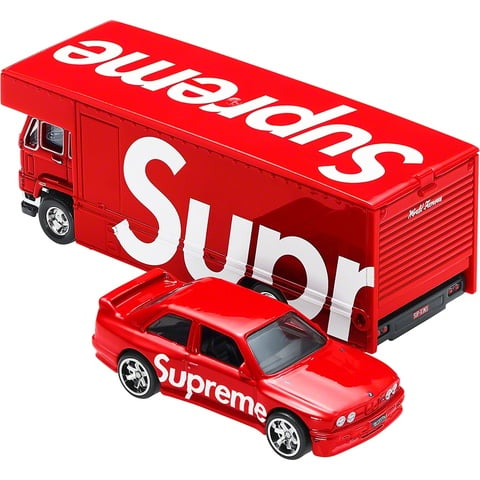ミニカー Hot Wheels Fleet Flyer 92  M3 Supreme Hot Wheels Supreme Car Culture Team Transport 1992 BMW M3 Fleet