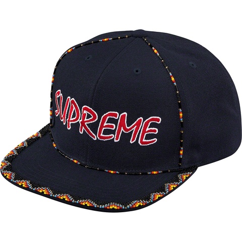 Supreme Beaded 6-Panel - Navy