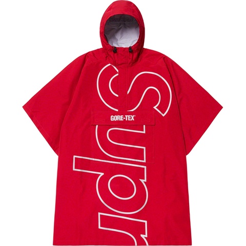 Supreme GORE-TEX Poncho - Red