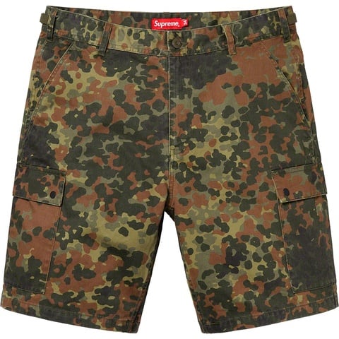 Supreme Cargo Short - Olive German Camo