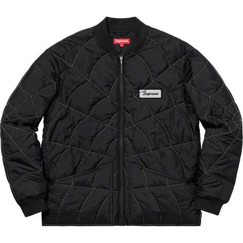 Spider Web Quilted Work Jacket - Supreme