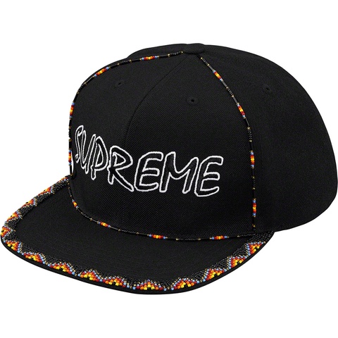 Supreme Beaded 6-Panel - Black
