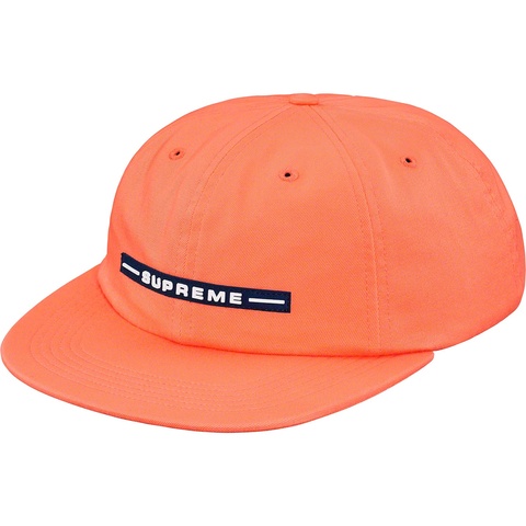Supreme Raised Logo 6-Panel - Neon Orange