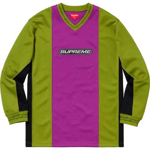 Supreme Barbed Wire Moto Jersey - Purple