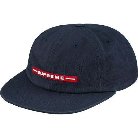 Supreme Raised Logo 6-Panel - Navy