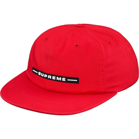 Supreme Raised Logo 6-Panel - Red