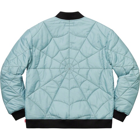 Supreme Spider Web Quilted Work Jacket - Ice