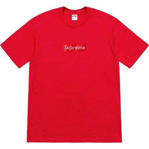 Supreme Supreme®/Swarovski® Box Logo Tee - Red
