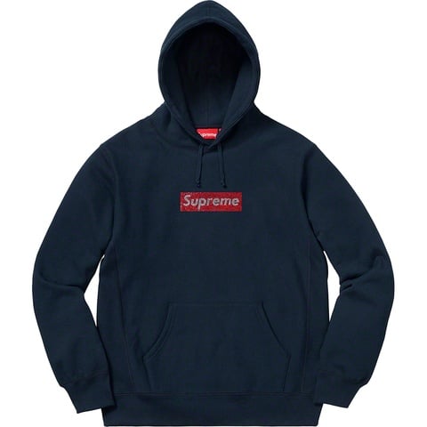 Supreme®/Swarovski® Box Logo Hooded Sweatshirt - Supreme