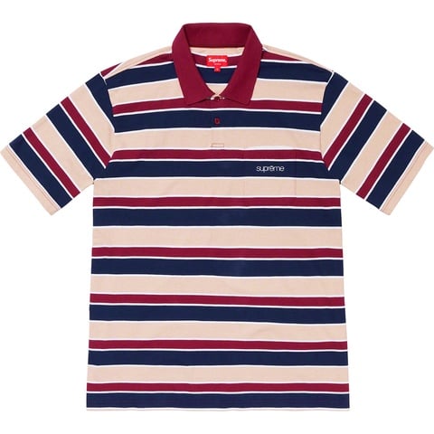 Classic Logo Stripe Polo - spring/summer 2019 - Supreme