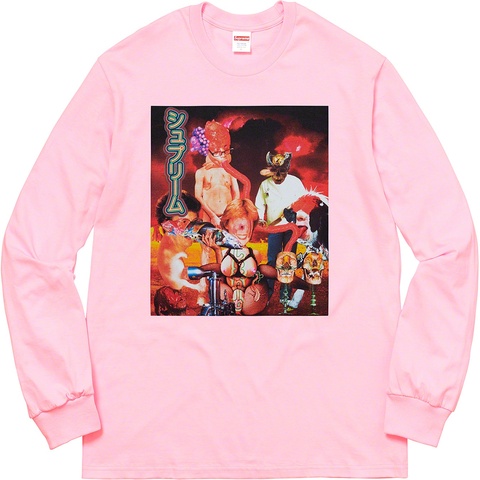 Supreme Sekintani La Norihiro/Supreme L/S Tee - Light Pink