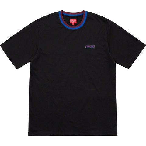 Supreme Split Rib S/S Top - Black