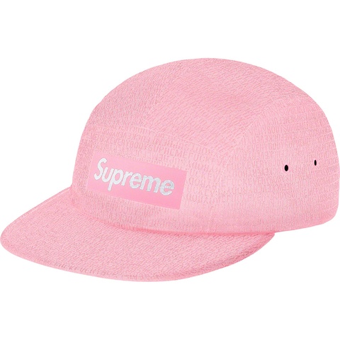Supreme Fuck Everybody Jacquard Camp Cap - Pink