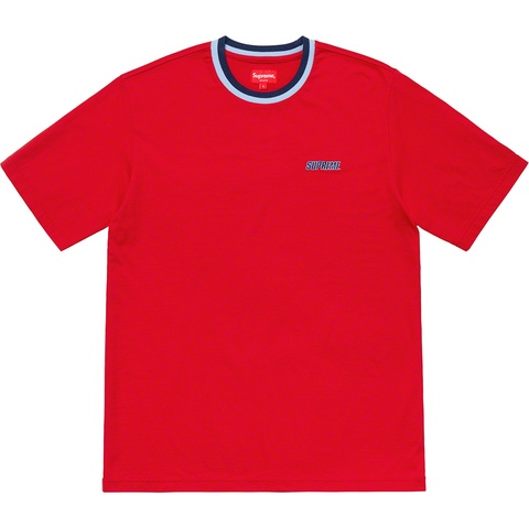Supreme Split Rib S/S Top - Red