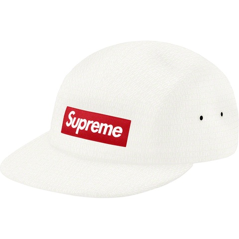 Supreme Fuck Everybody Jacquard Camp Cap - White