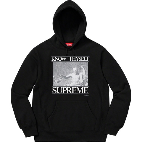 Supreme Know Thyself Hooded Sweatshirt - Black