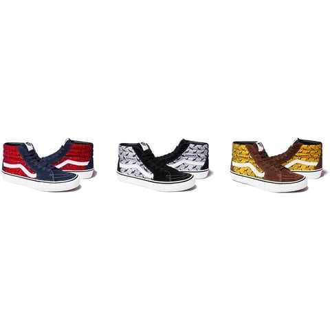 Supreme Supreme®/Vans® Diamond Plate Sk8-Hi Pro - $110.00