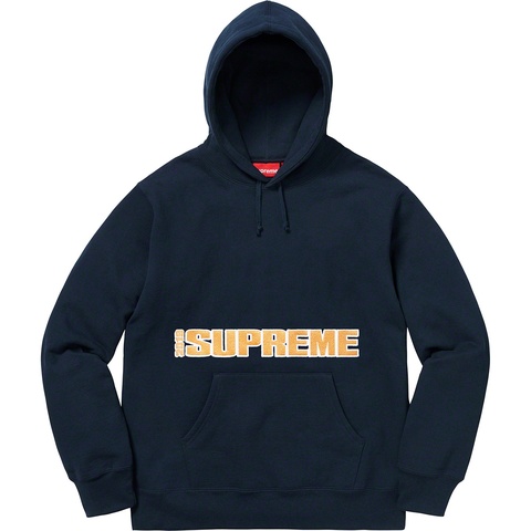 Supreme Blockbuster Hooded Sweatshirt - Navy