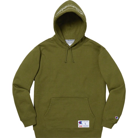 Supreme®/Champion® Outline Hooded Sweatshirt - Supreme