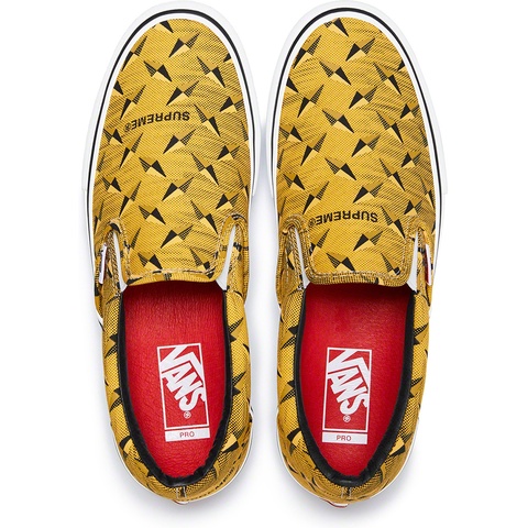 Supreme Supreme®/Vans® Diamond Plate Slip-On Pro - Yellow