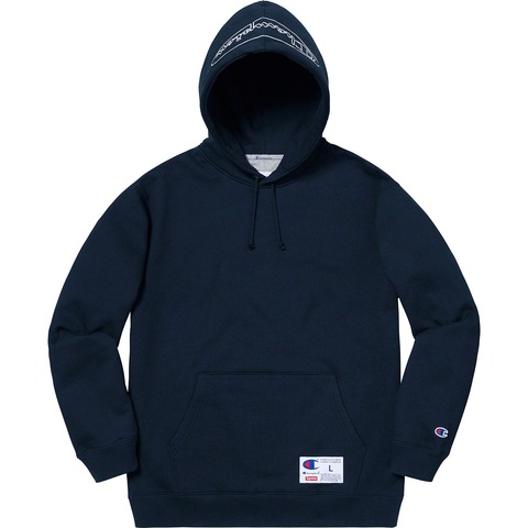 Supreme®/Champion® Outline Hooded Sweatshirt - Supreme