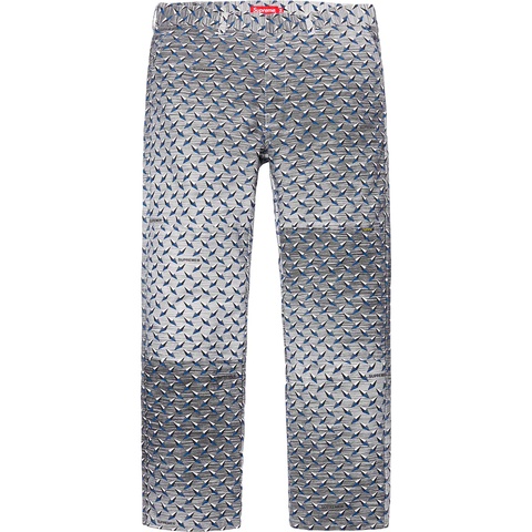 Diamond Plate Double Knee Work Pant - Supreme