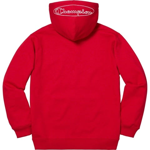 Supreme®/Champion® Outline Hooded Sweatshirt - Supreme