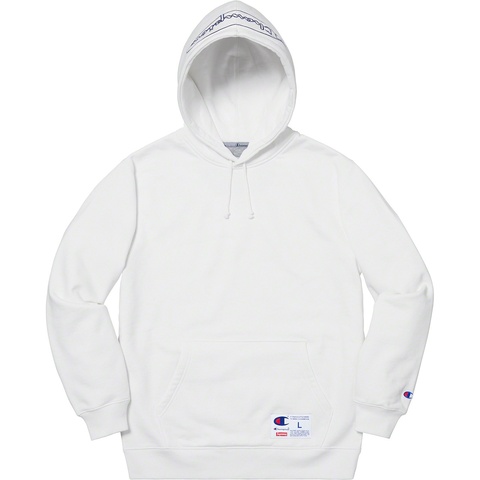 Supreme Supreme®/Champion® Outline Hooded Sweatshirt - White