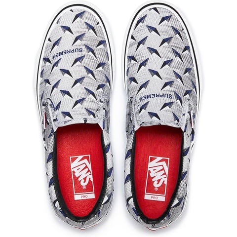 Supreme Supreme®/Vans® Diamond Plate Slip-On Pro - White