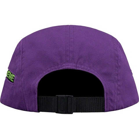 Supreme Side Zip Camp Cap - Purple