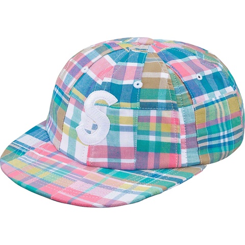 Patchwork Madras S Logo 6-Panel - Supreme