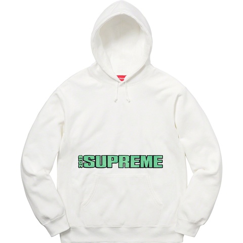 Supreme Blockbuster Hooded Sweatshirt - White