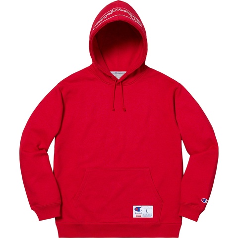 Supreme®/Champion® Outline Hooded Sweatshirt - Supreme