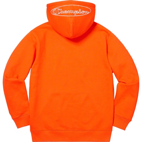 Supreme Supreme®/Champion® Outline Hooded Sweatshirt - Orange