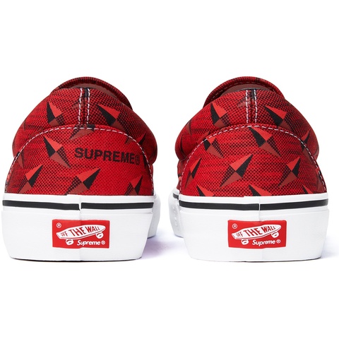 Supreme Supreme®/Vans® Diamond Plate Slip-On Pro - Red