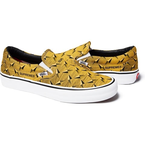 Supreme Supreme®/Vans® Diamond Plate Slip-On Pro - Yellow