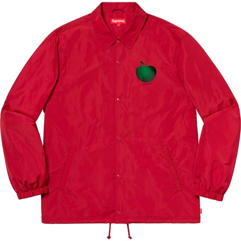 Supreme Apple Coaches Jacket - Red
