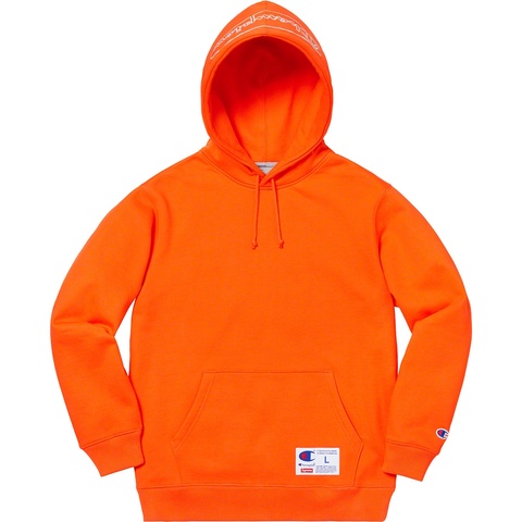 Supreme Supreme®/Champion® Outline Hooded Sweatshirt - Orange