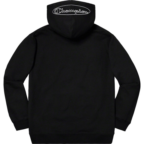 Supreme®/Champion® Outline Hooded Sweatshirt - Supreme
