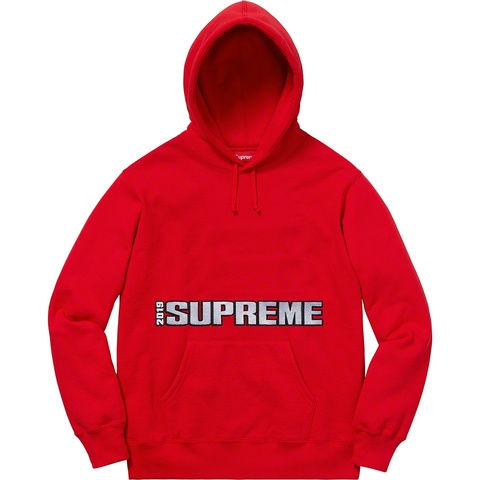 Supreme Blockbuster Hooded Sweatshirt - Red