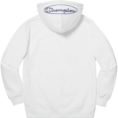 Supreme Supreme®/Champion® Outline Hooded Sweatshirt - White