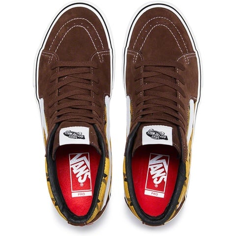 Supreme Supreme®/Vans® Diamond Plate Sk8-Hi Pro - Brown