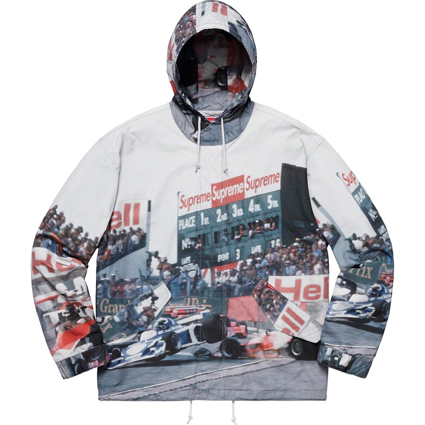Supreme Grand Prix Parka (SS19) - Multicolor - $328
