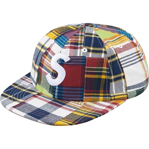 Patchwork Madras S Logo 6-Panel - Supreme