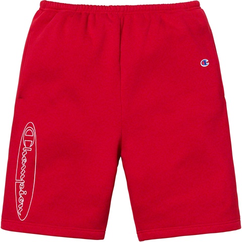 Supreme Supreme®/Champion® Outline Sweatshort - Dark Red
