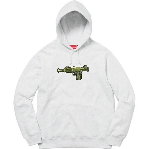 Supreme Toy Uzi Hooded Sweatshirt - Ash Grey