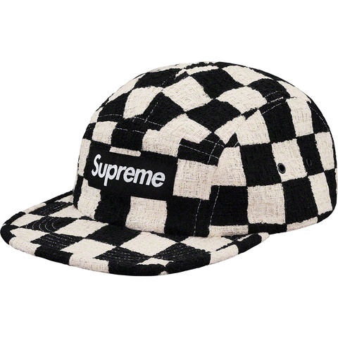 Checkerboard Bouclé Camp Cap - spring/summer 2019 - Supreme